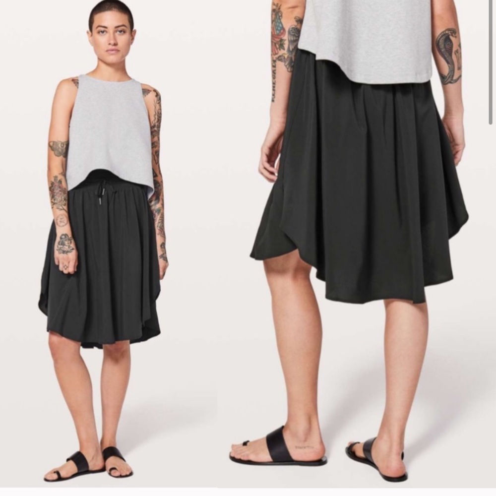Lululemon The Everyday Skirt in Black
